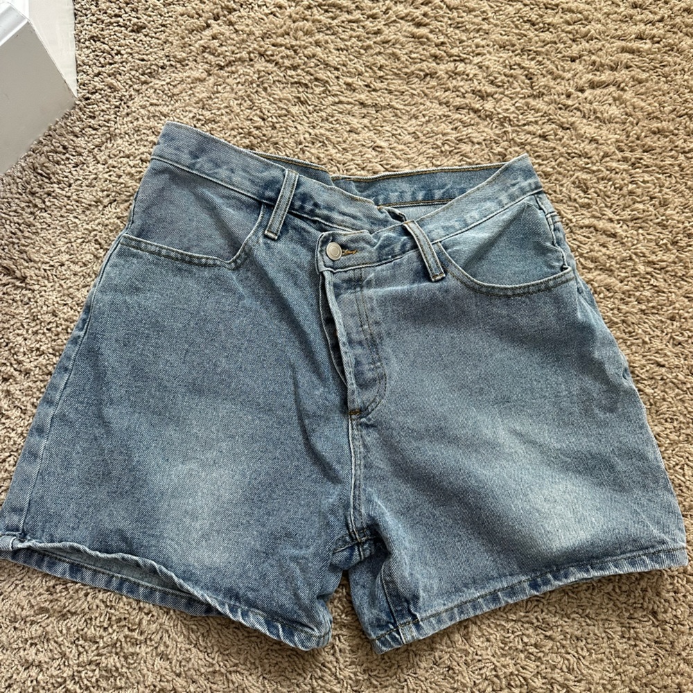 High Rise Jean Dad Shorts